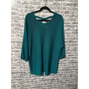 Chicos Turquoise‎ Sparkle Sweater